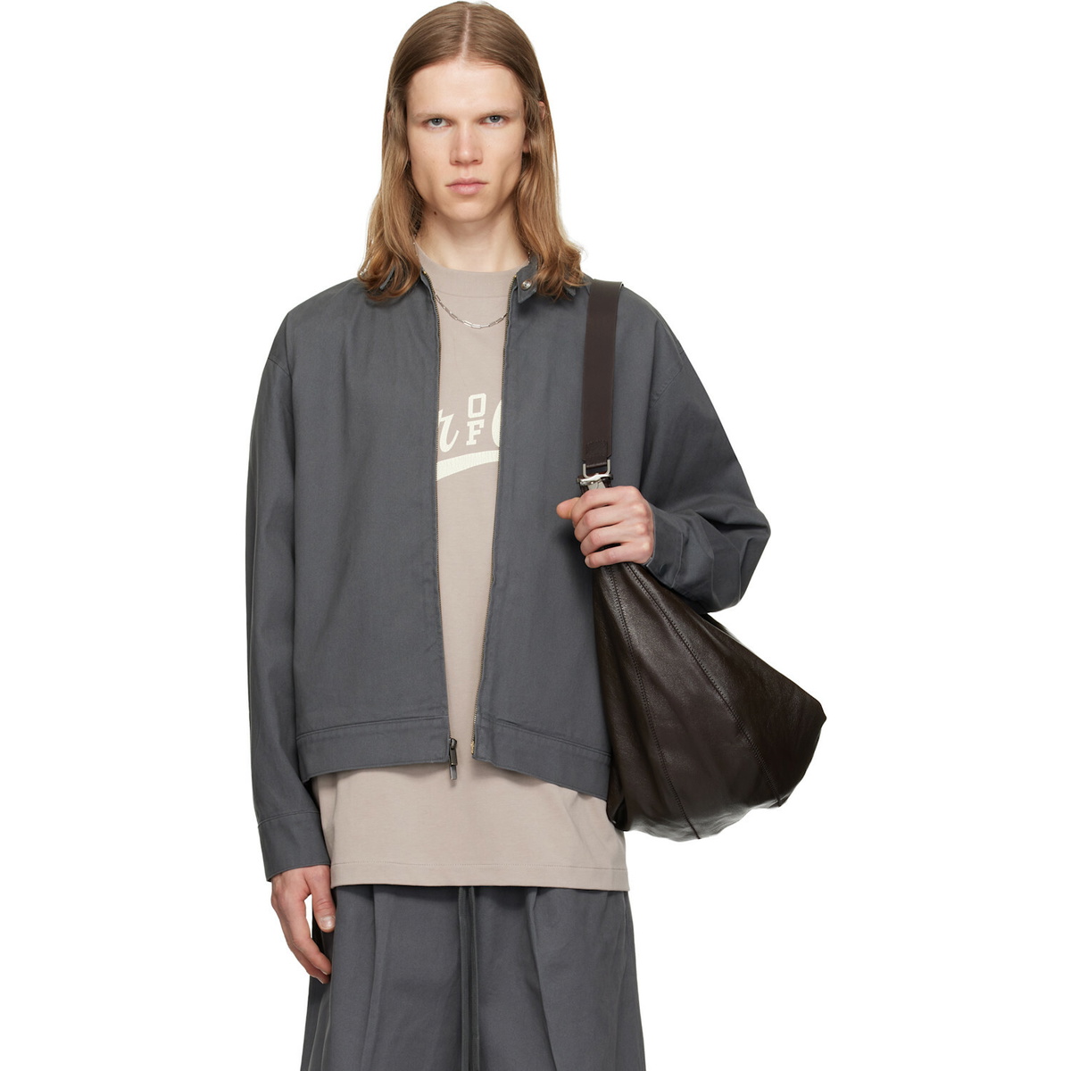 Fear of God ESSENTIALS Gray Work Jacket