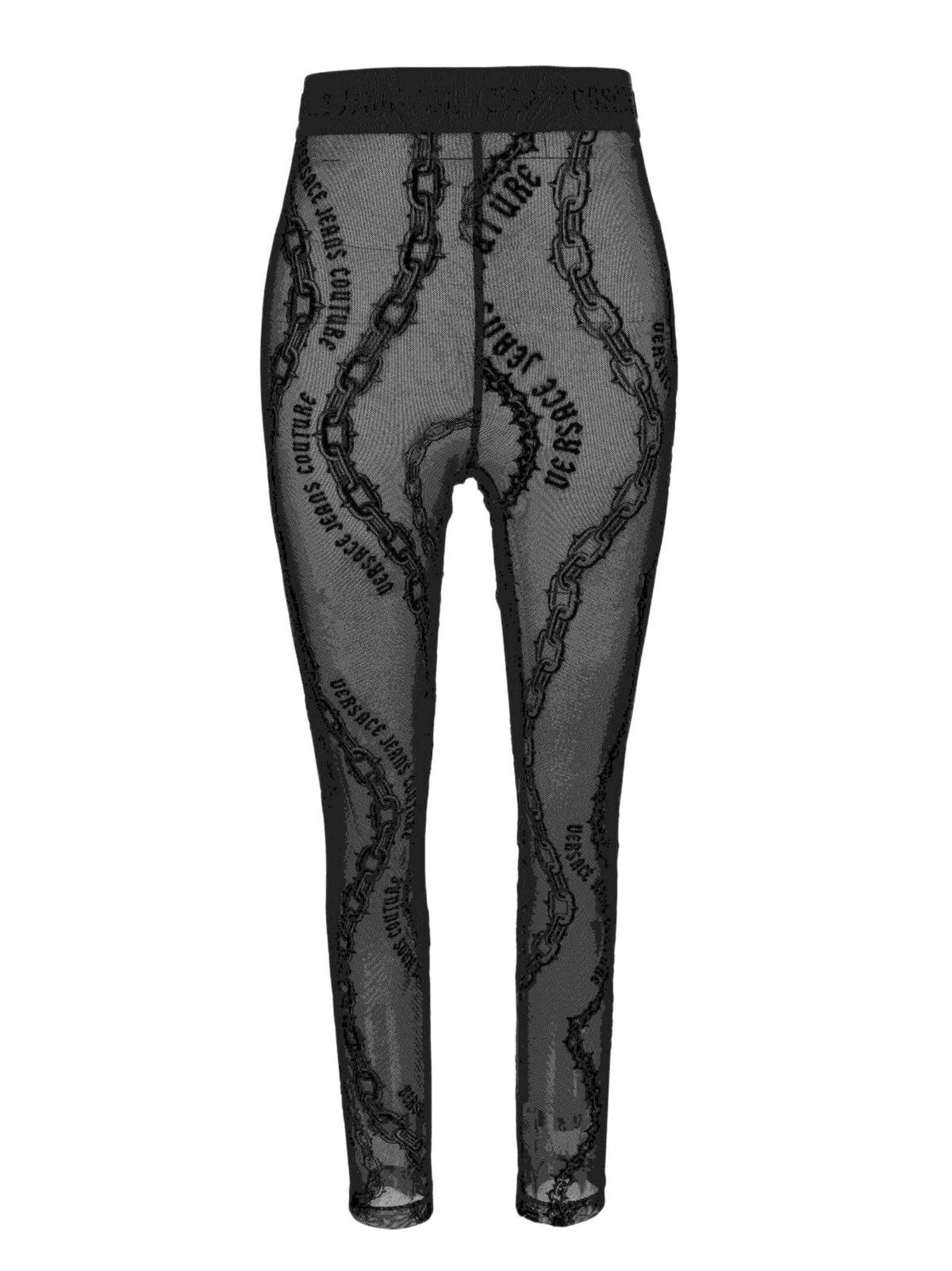 【関税＆送料込み】Versace 'La Coupe Des Dieux' Leggings Versace La Coupe Des Dieux Leggings | Black | FARFETCH LB