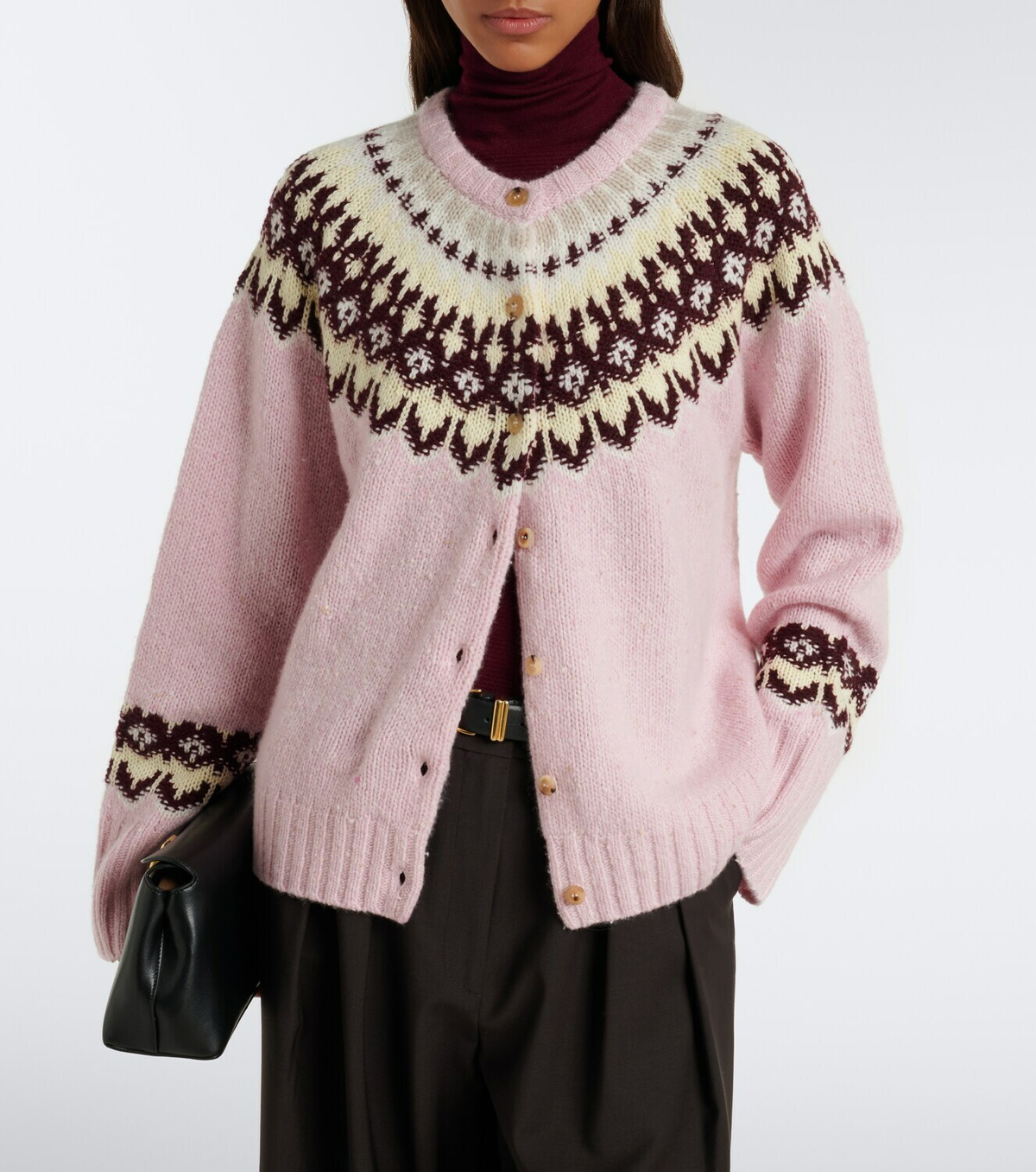 Arch4 Loze Fair Isle cashmere cardigan