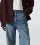 Ami Paris Mid-rise wide-leg jeans