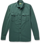 Sid Mashburn - Cotton-Flannel Shirt - Green