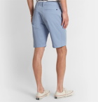 NN07 - Crown Slim-Fit Stretch-Cotton Twill Shorts - Blue