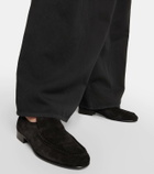 The Row New Soft suede loafers