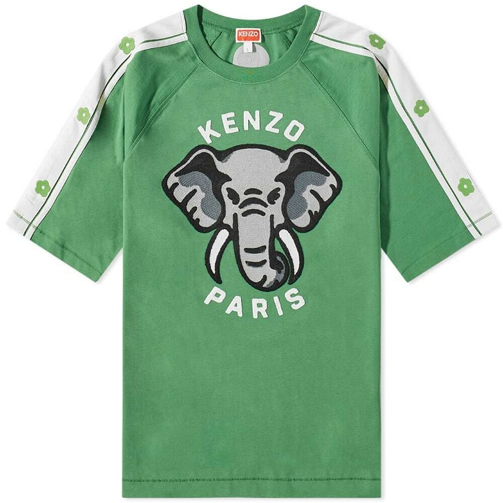 Photo: Kenzo Paris Men's Slim T-Shirt in Grass Green