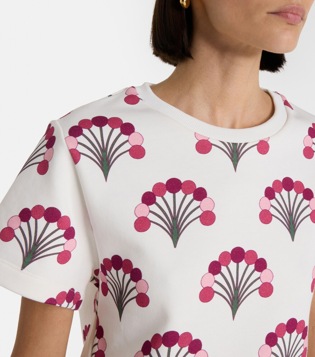 La DoubleJ La Scala printed cotton jersey T-shirt