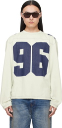 Acne Studios Off-White Logo Jersey T-shirt