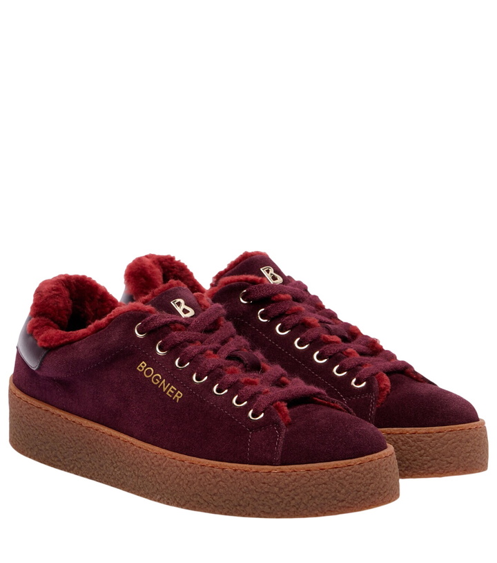 Photo: Bogner Lucerne shearling-lined suede sneakers