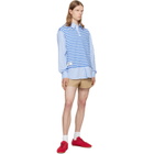 Charles Jeffrey LOVERBOY Blue Merge Shirt