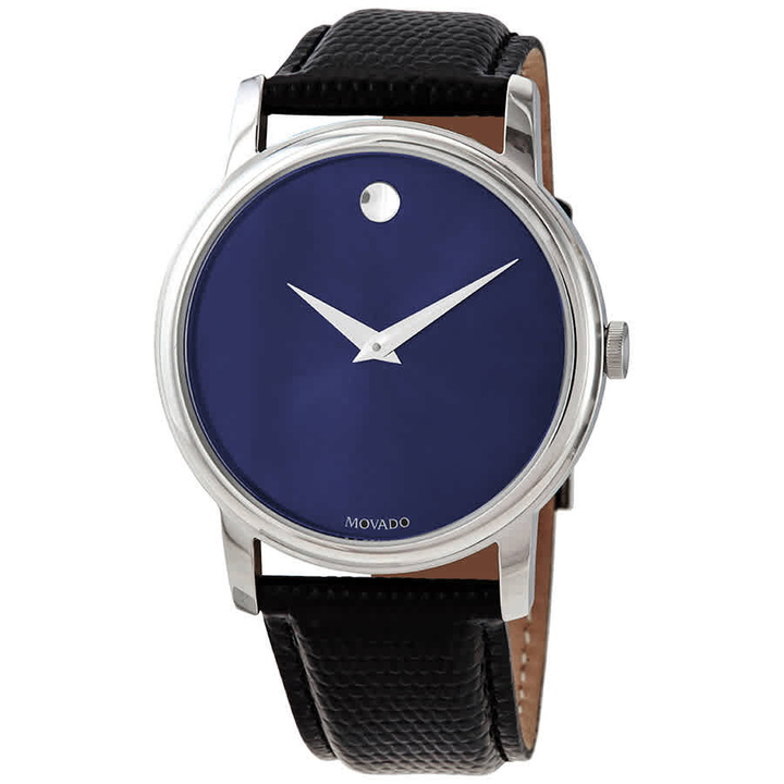 Photo: Movado Museum Blue Dial Mens Watch 2100009