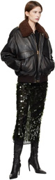 16Arlington Green Dia Sequin Midi Skirt