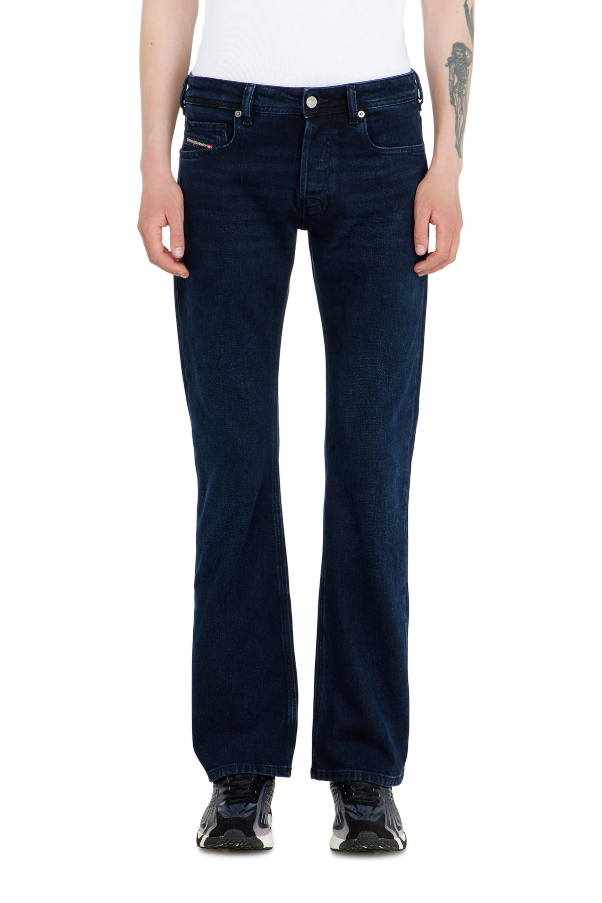 Diesel Bootcut Jeans Low Waist 2007 Zatiny, Dark blue, Button fly