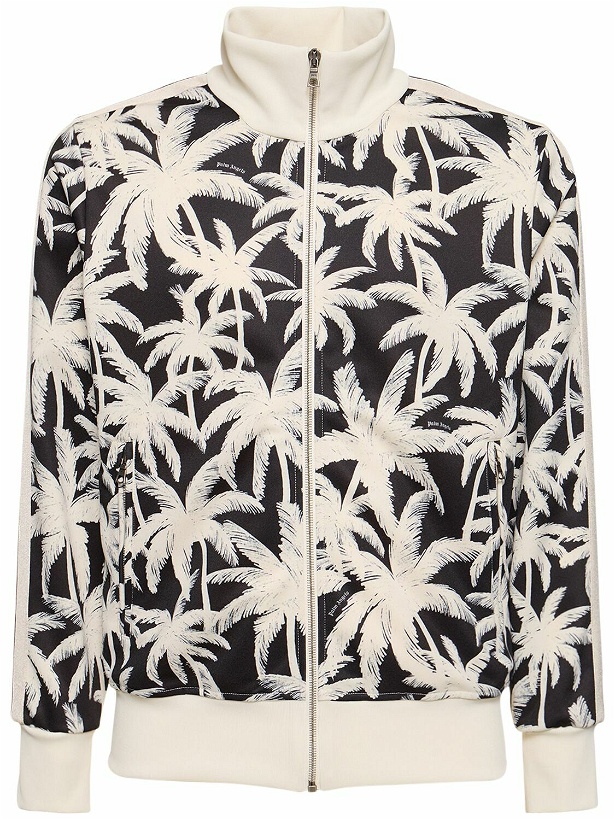 Photo: PALM ANGELS - Palm Print Tech Zip-up Sweatshirt