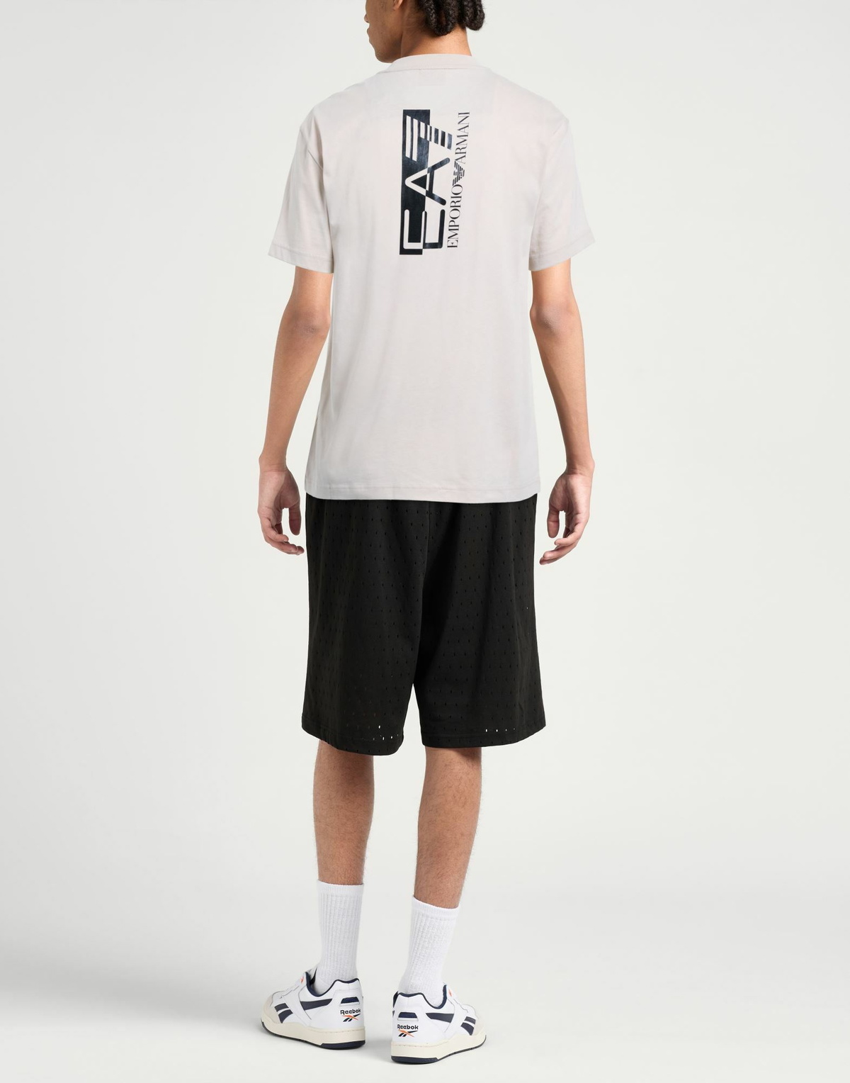 Ea7 Mens T-shirt in Beige