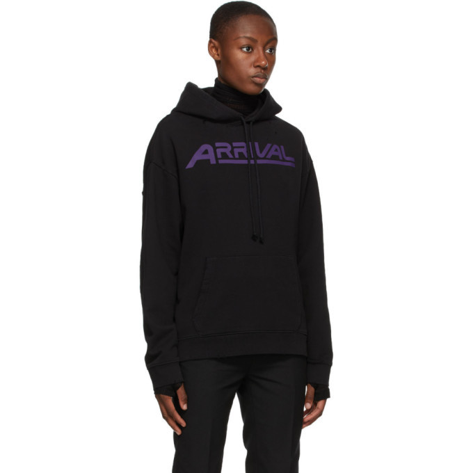 Raf Simons Black Arrival Hoodie Raf Simons