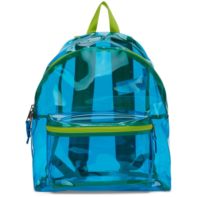 Photo: Eastpak Blue and Green Film Padded Pakr Backpack