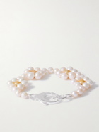 Hatton Labs - Daisy Sterling Silver and Pearl Bracelet - White