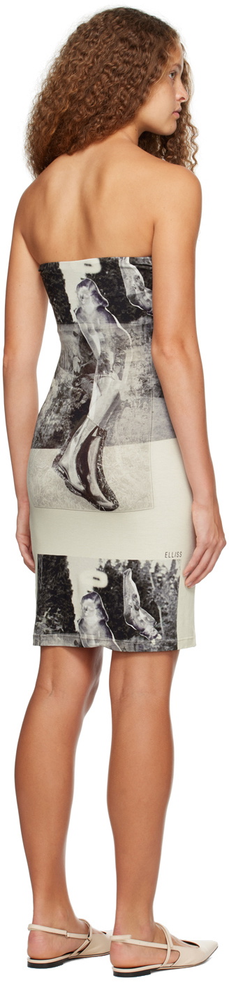 ELLISS Gray Garden Angel Minidress