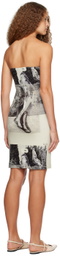 ELLISS Gray Garden Angel Minidress