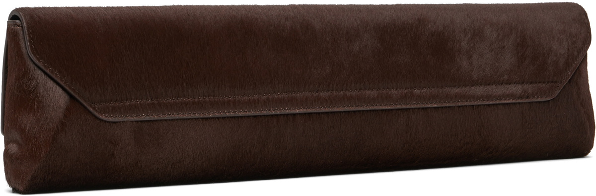 BALMAIN Brown Long Clutch