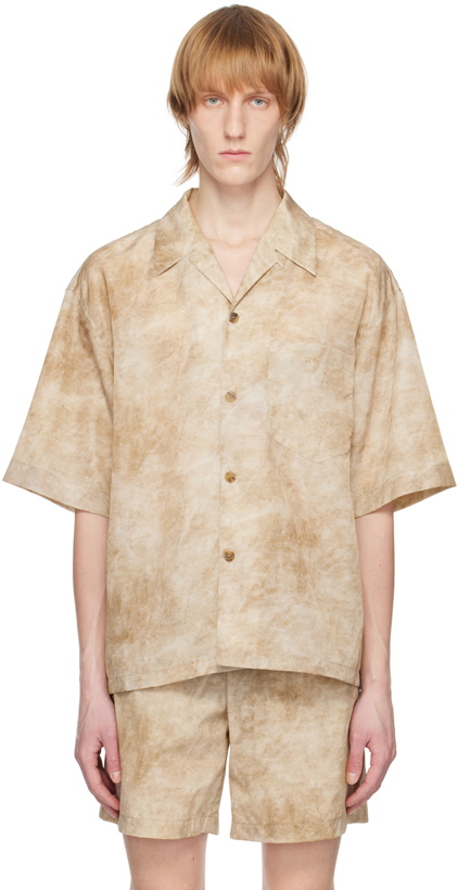 Photo: LE17SEPTEMBRE Beige Printed Shirt