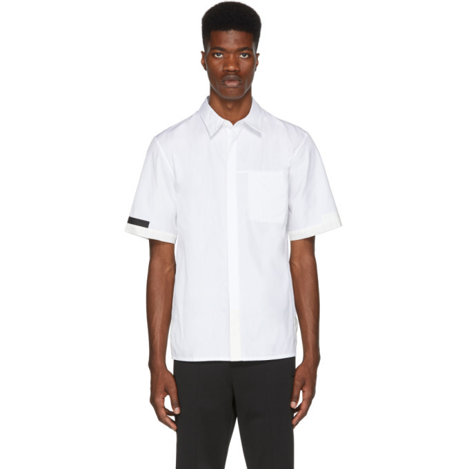 Photo: Helmut Lang White On Seam Stitched Pocket Shirt