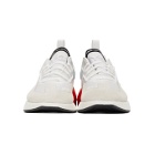 Y-3 White and Red Orisan Sneakers