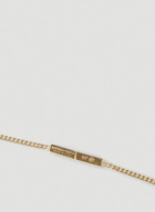 ID Curb Chain Necklace in Gold