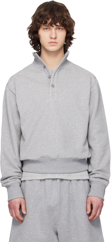 Photo: Entire Studios Gray Port Pullover Sweatshirt