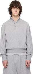 Entire Studios Gray Port Pullover Sweatshirt