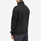 Soulland Men's Ken Half Zip Sweat in Black