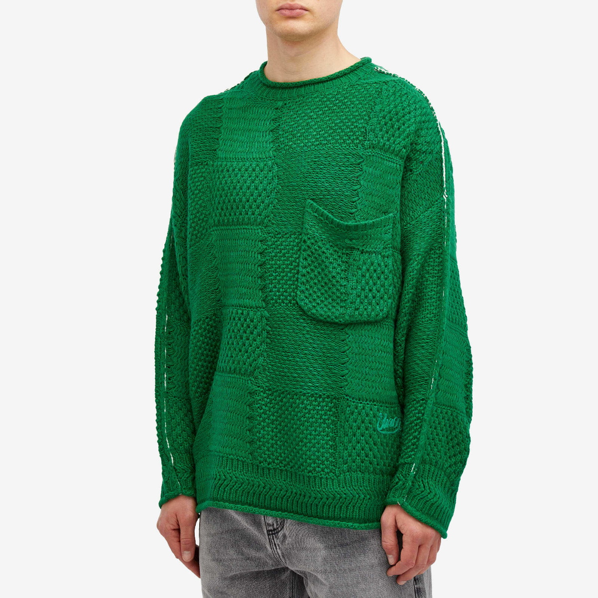 Union LA Men's Byrd Sweater in Jolly Green