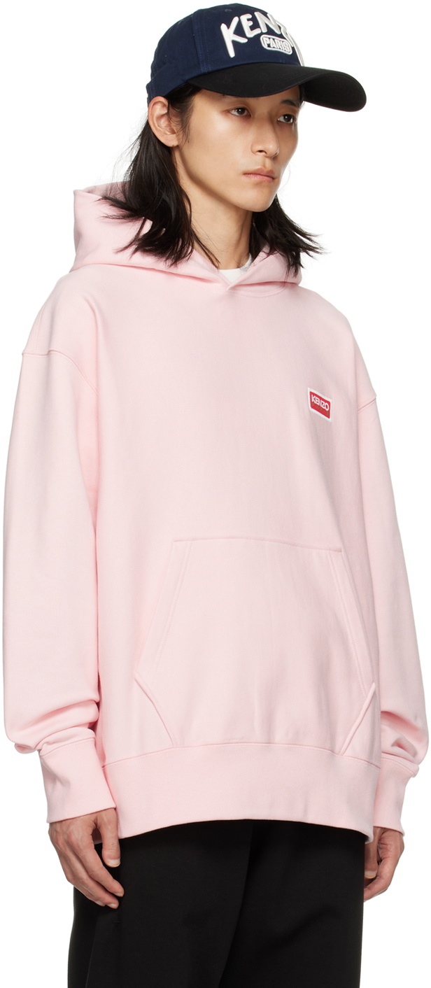 Kenzo Pink Kenzo Paris Oversized Hoodie Kenzo