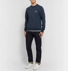 Belstaff - Logo-Embroidered Loopback Cotton-Jersey Sweatshirt - Blue