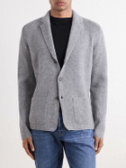Slowear - Single-Breasted Ribbed Virgin Wool Blazer - Gray