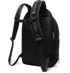 Indispensable - DayPack Faux Suede Backpack - Black