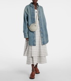 Loewe Snake leather shoulder bag