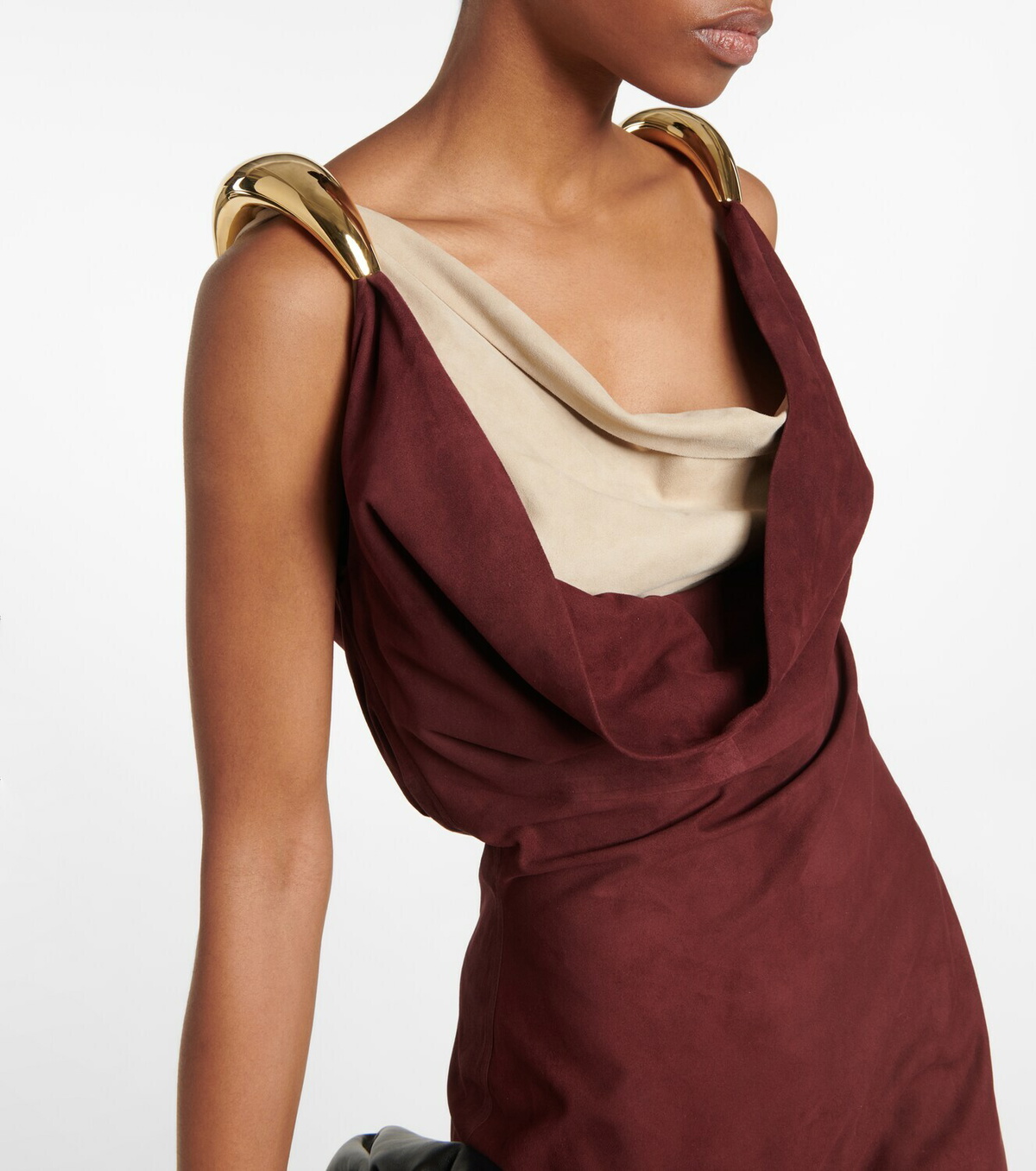 Bottega Veneta - Suede midi dress Bottega Veneta Bottega Veneta - Suede midi dress Bottega Veneta