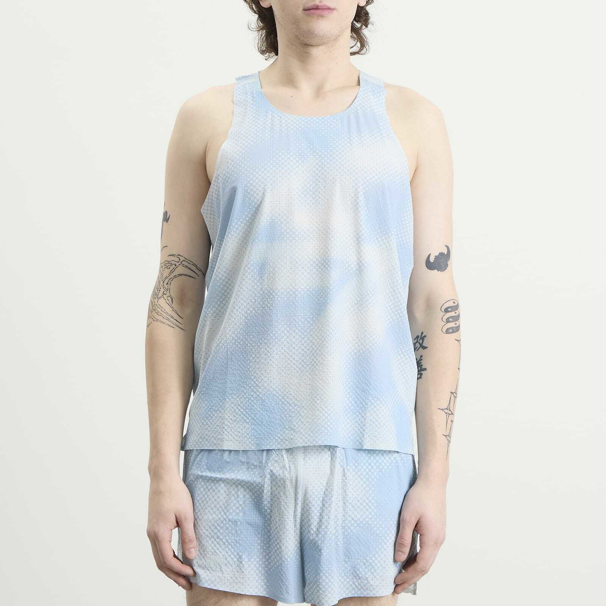 Represent 247 Men's Ultra Singlet in Glacier Fade Out