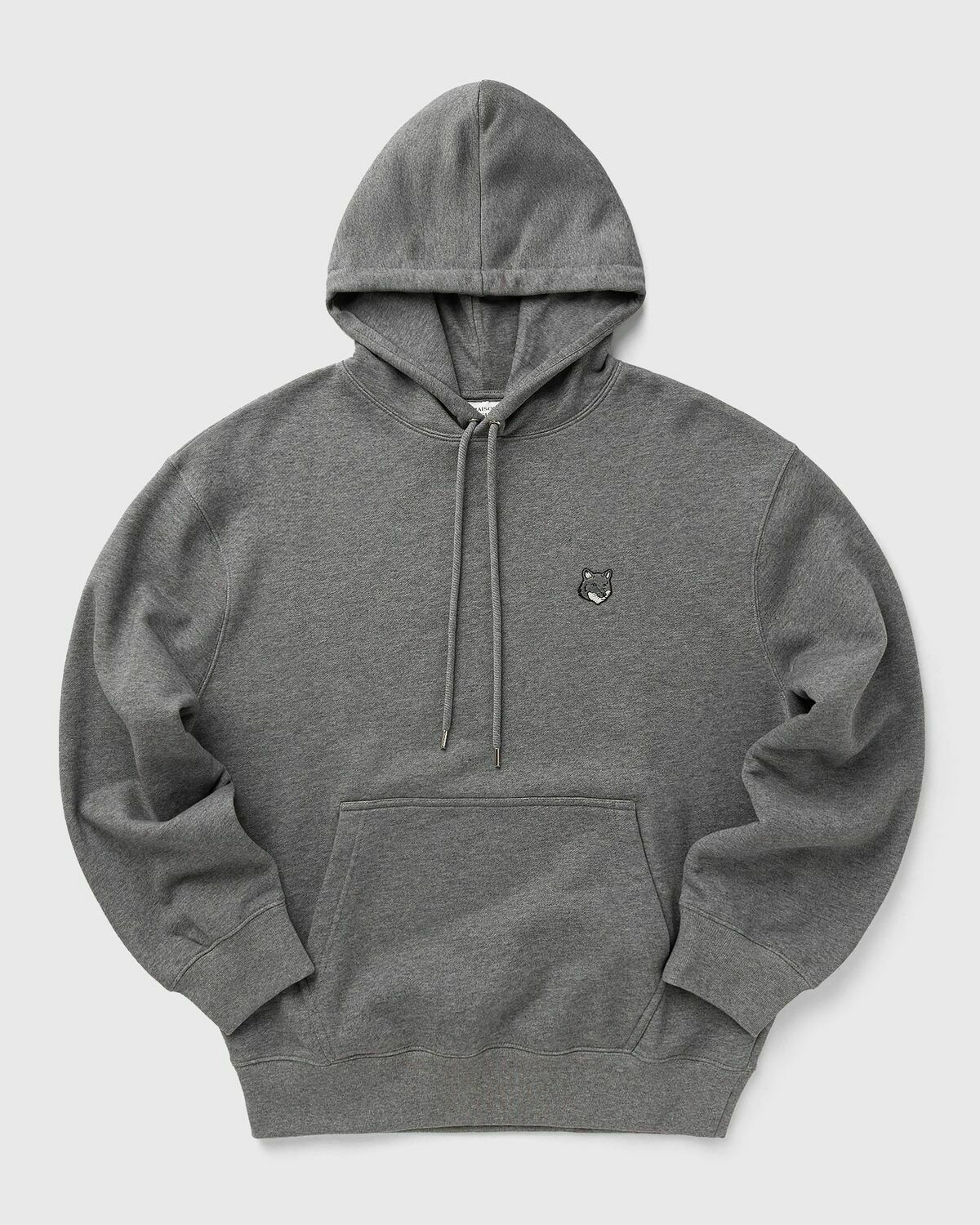 Maison Kitsune FOX HEAD COMFORT HOODIE Grey Mens Hoody