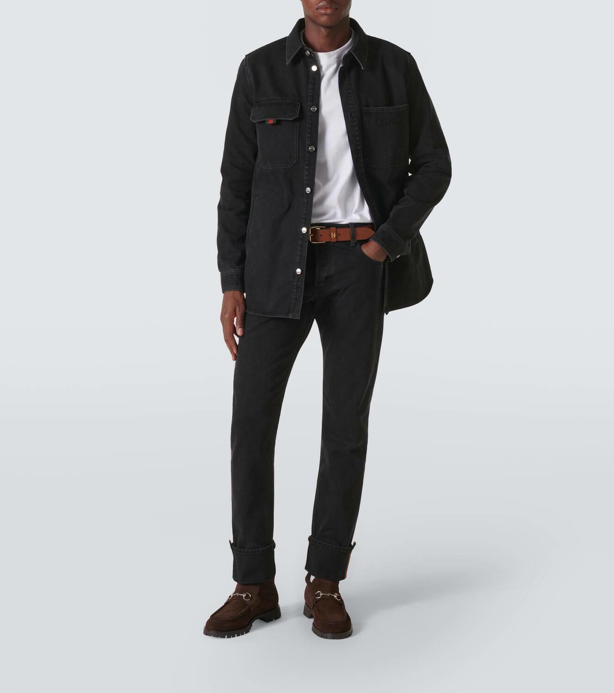 Gucci Horsebit suede desert boots