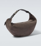 Lemaire Belted suede shoulder bag