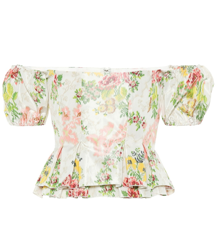 Photo: Brock Collection - Oarsman floral silk-blend top