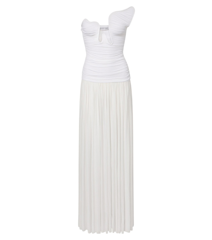 Photo: Christopher Esber Salacia ruched bustier gown