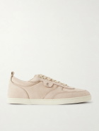 Christian Louboutin - Tutti Rui Perforated Nubuck Sneakers - Neutrals