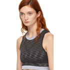 LNDR Grey Space Crop Bra