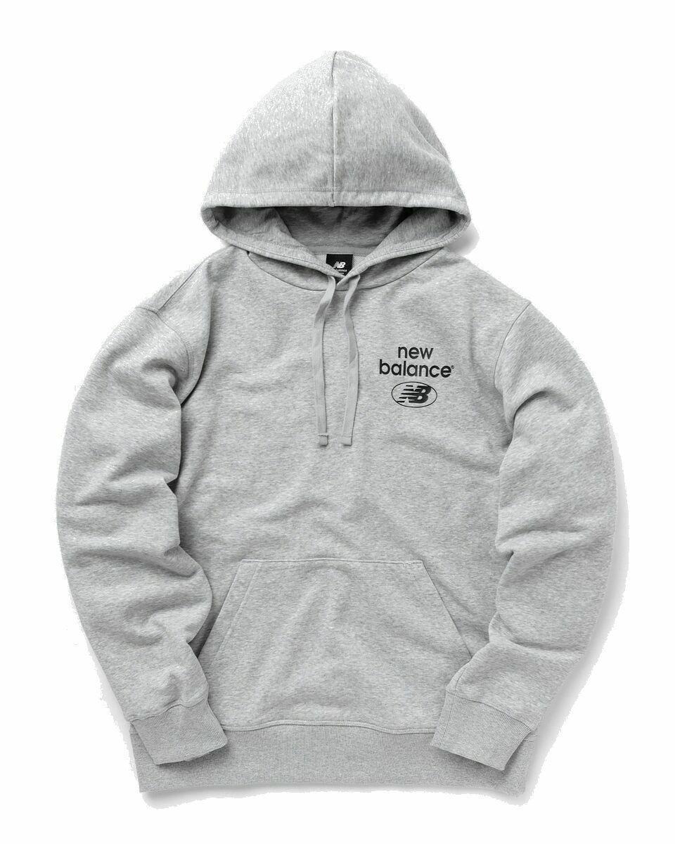 Photo: New Balance Essentials Reimagined French Terry Hoodie Grey - Mens - Hoodies