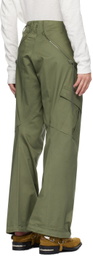 NVRFRGT Green Twisted Cargo Pants