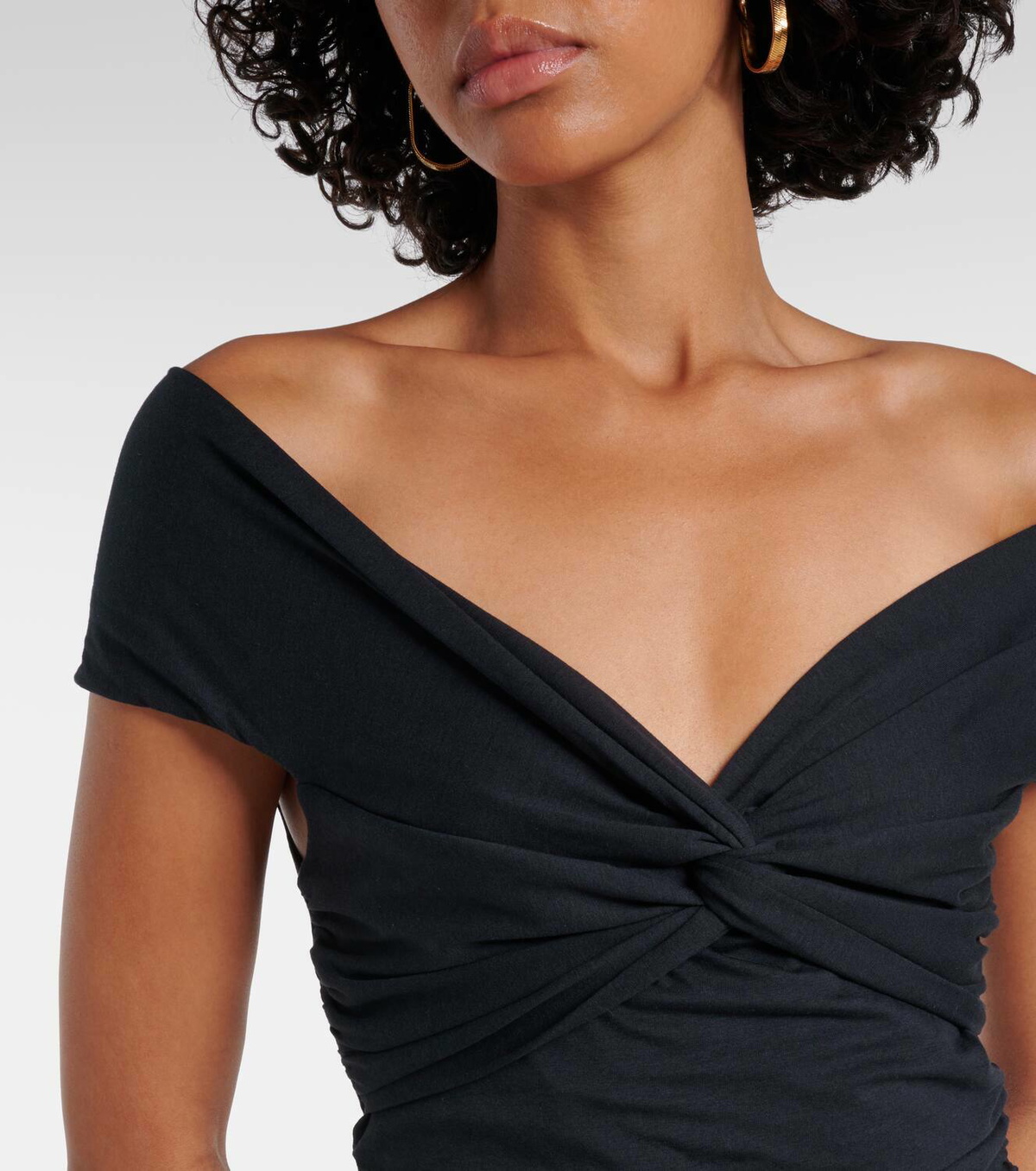 Dorothee Schumacher Soft Drape off-shoulder midi dress