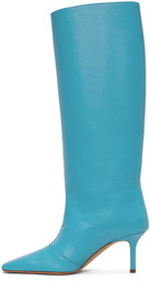 Acne Studios Blue Heel Boots