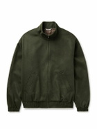 Auralee - Camel Hair Blouson Jacket - Green